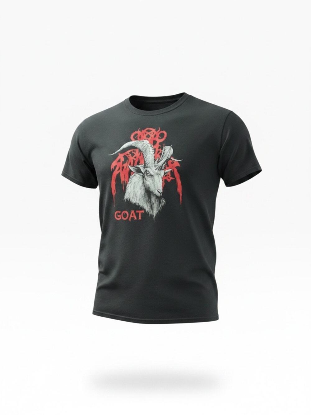 Nunslaughter GOAT T Shirt 3XL Black Death Metal Band Tee Double Sided Graphic